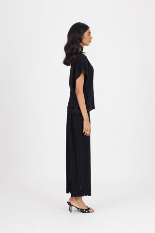 Gabriel Cutwork Set - Black