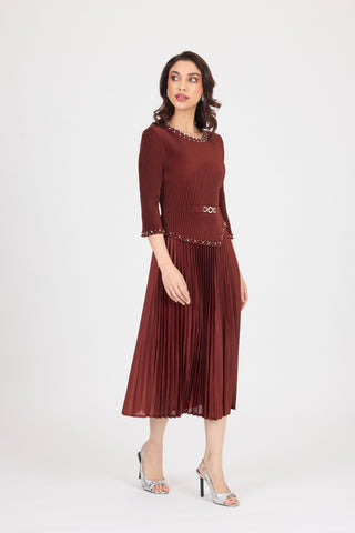 Ryleigh Dress - Garnet