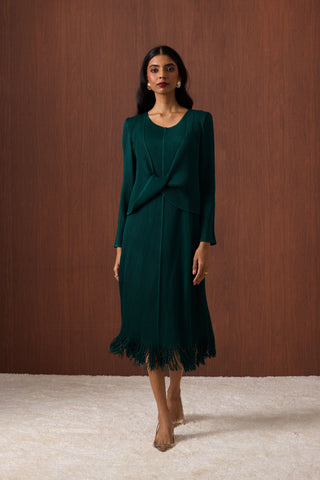 Helena Dress - Dark Green