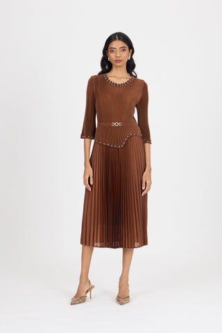 Ryleigh Dress - Brown