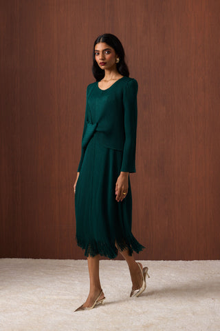 Helena Dress - Dark Green
