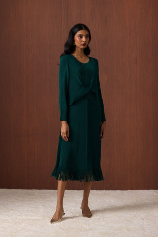 Helena Dress - Dark Green