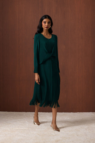 Helena Dress - Dark Green