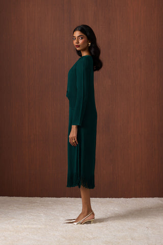 Helena Dress - Dark Green