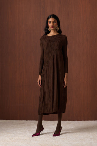 Willa Dress - Espresso Brown