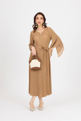 Josephine Dress - Taupe