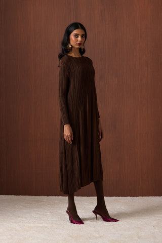Willa Dress - Espresso Brown