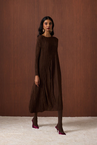 Willa Dress - Espresso Brown