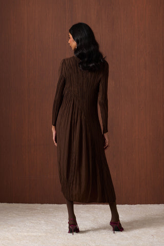 Willa Dress - Espresso Brown