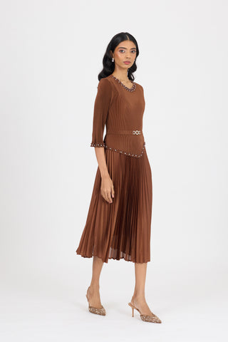 Ryleigh Dress - Brown