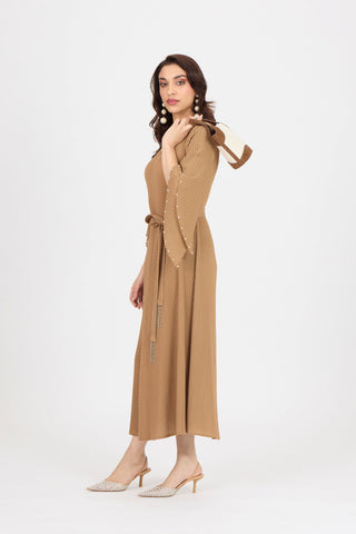 Josephine Dress - Taupe