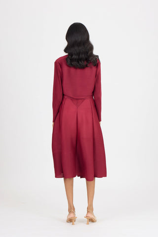 Elizabeth Dress - Crimson Red