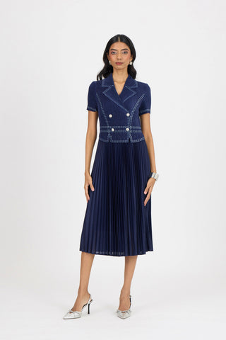 Claire Denim Dress - Navy
