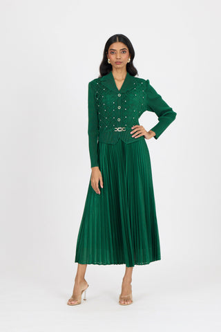 Shelly Dress - Dark Green