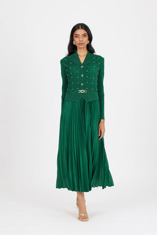 Shelly Dress - Dark Green
