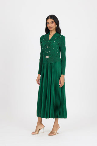 Shelly Dress - Dark Green