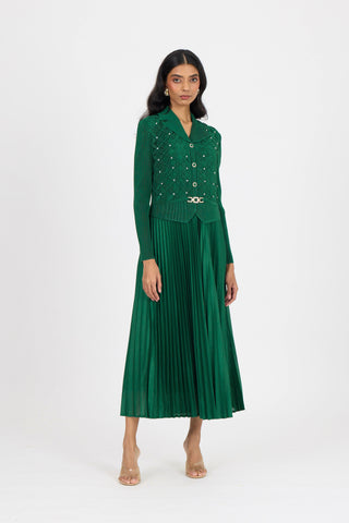 Shelly Dress - Dark Green