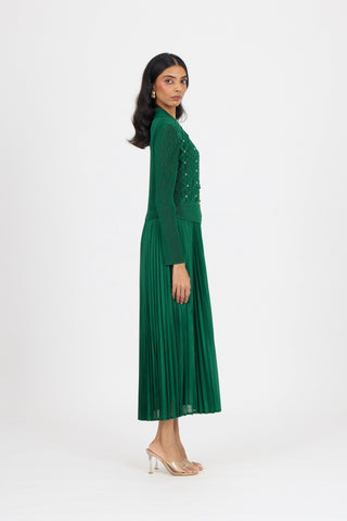 Shelly Dress - Dark Green