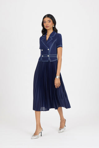 Claire Denim Dress - Navy