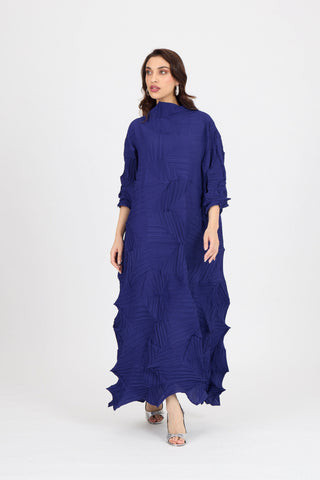 Mona Midi Dress - Deep Blue