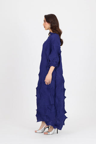 Mona Midi Dress - Deep Blue