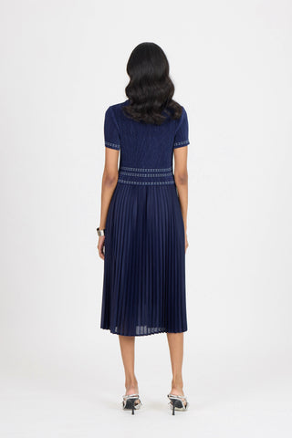 Claire Denim Dress - Navy