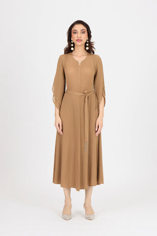 Josephine Dress - Taupe