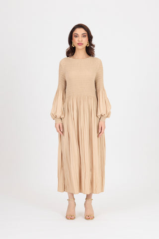 Faye Dress - Beige