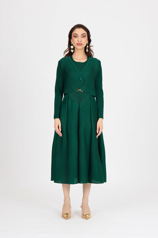 Elizabeth Dress - Dark Green