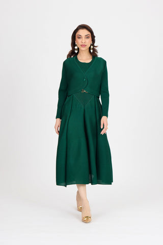 Elizabeth Dress - Dark Green