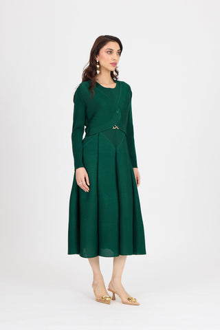 Elizabeth Dress - Dark Green