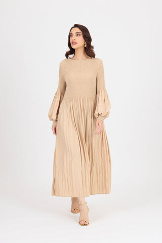 Faye Dress - Beige