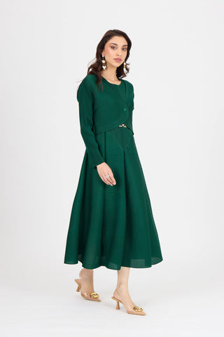 Elizabeth Dress - Dark Green