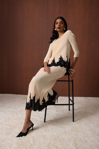 Leona Skirt Set - Pearl