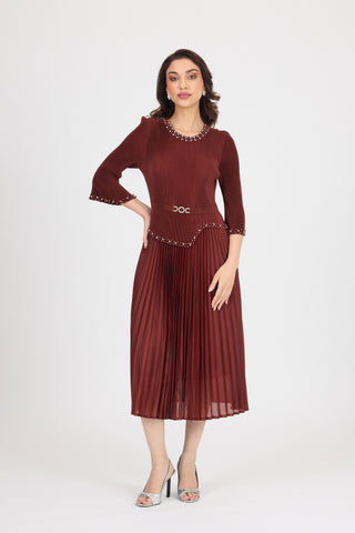 Ryleigh Dress - Garnet