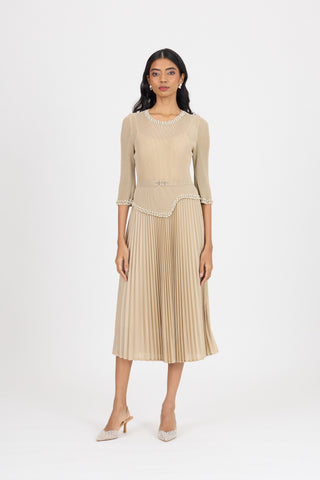 Ryleigh Dress - Sand Beige