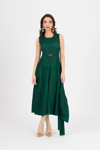 Elizabeth Dress - Dark Green