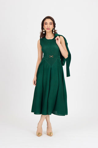 Elizabeth Dress - Dark Green