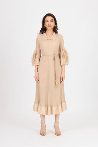 Marica Dress - Biscuit Beige