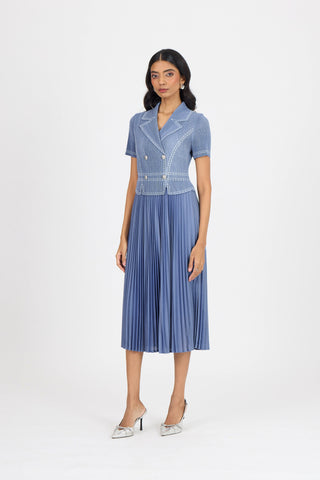 Claire Denim Dress - Light Blue