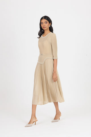 Ryleigh Dress - Sand Beige