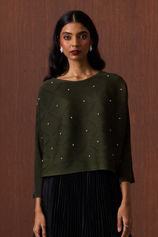 Lynet Top - Dark Olive