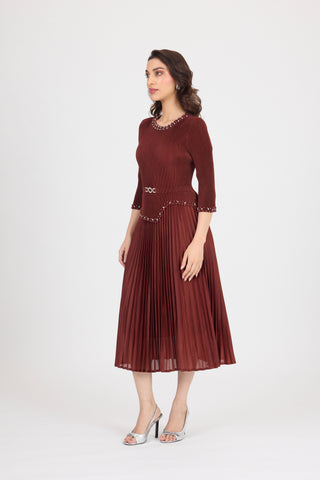 Ryleigh Dress - Garnet