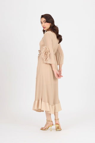 Marica Dress - Biscuit Beige