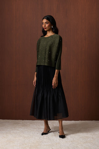 Lynet Top - Dark Olive