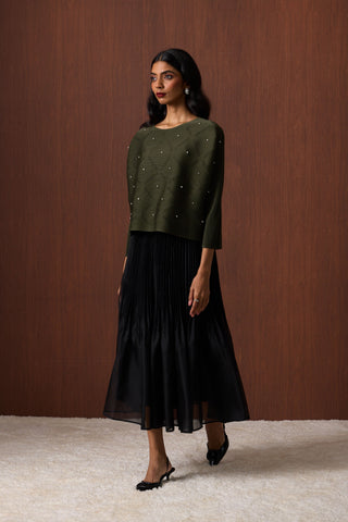 Lynet Top - Dark Olive