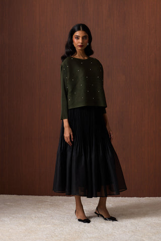 Lynet Top - Dark Olive