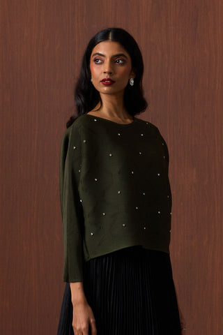 Lynet Top - Dark Olive