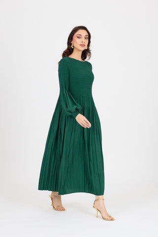 Faye Dress - Dark Green