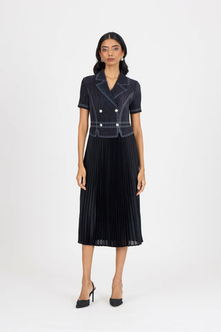 Claire Denim Dress - Black
